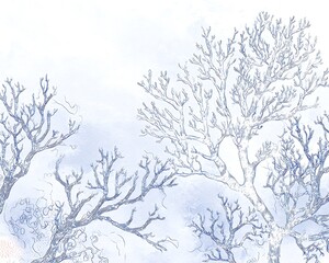 Delicate Winter Trees