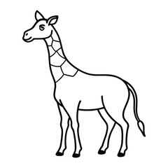 Obraz premium giraffe vector illustration