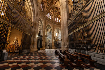 Inside view of The Cathedral of Our Lady of the Assumption and of Saint Fructus, Roman Catholic...