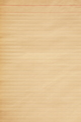 Old yellowed note paper texture