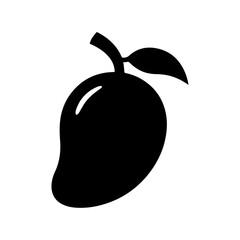 Mango Icon for Summer, Food, and Wellness Projects