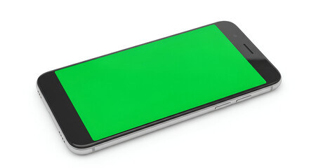 Green screen on a mobile phone 
