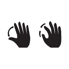 vector hand gestures