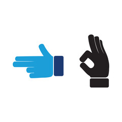 vector hand icon