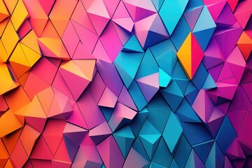 Vibrant geometric abstract pattern
