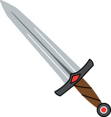 Medieval Fantasy Sword: Knight Weapon & Heroic Symbol