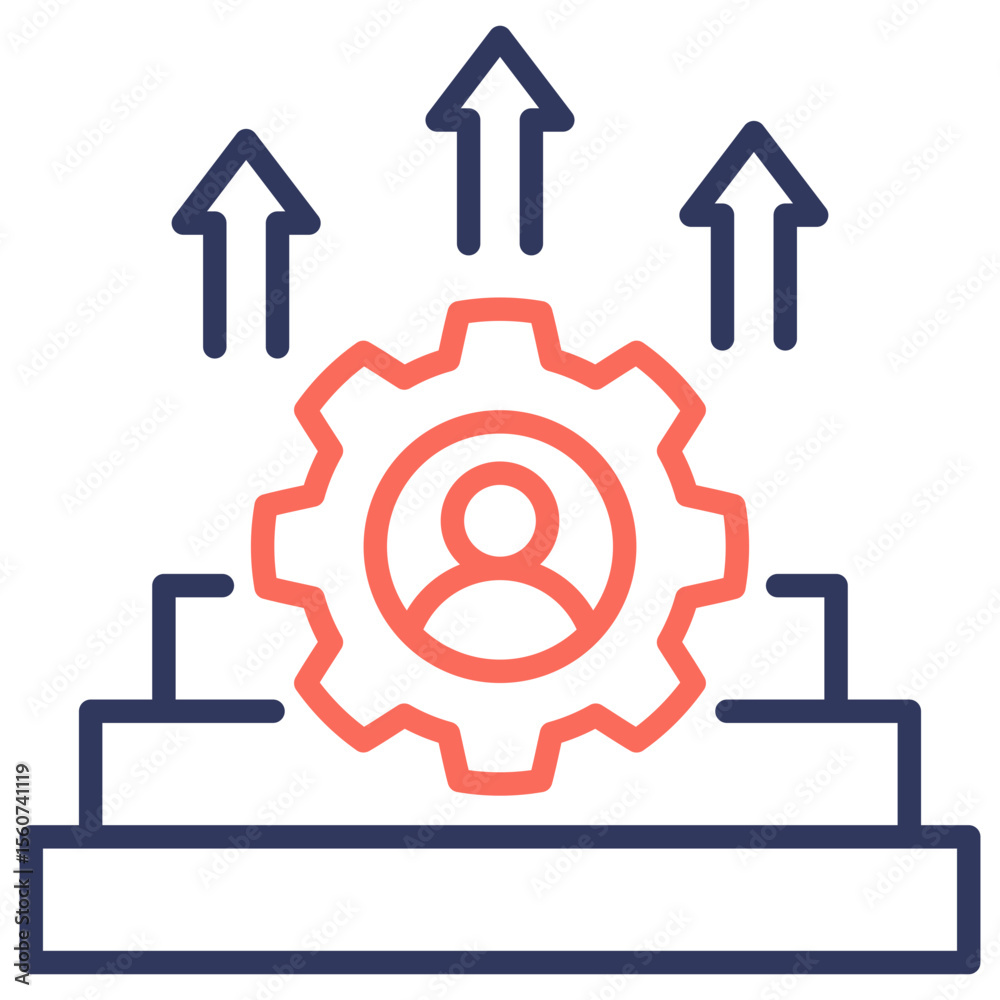 Poster Skill Development Dual Tone Icon