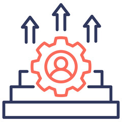 Skill Development Dual Tone Icon