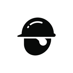Construction helmet icon
