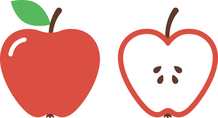 Simple red location pin icon on a yellow circle marker