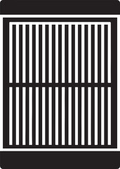 Car Engine Air Filter Silhouette | Flat Black Icon Illustration Vector Format