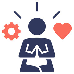 Stress Management Mixed Icon