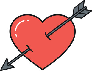 A vertical arrangement of roasted coffee beans isolated on white background