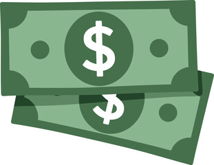 Stack of Dollar Bills Money Icon