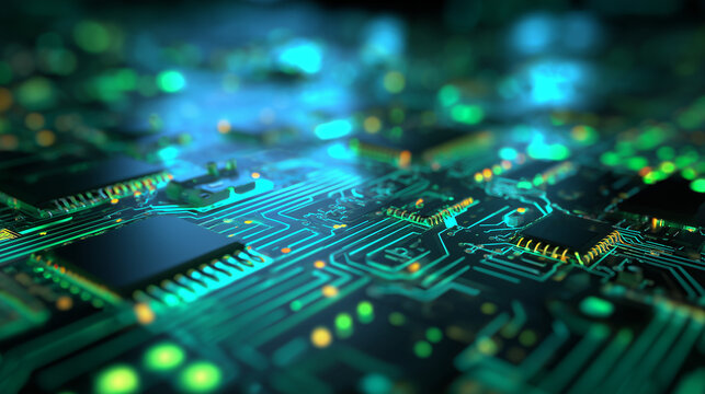 Abstract Technology background Circuit board futuristic server code processing PCB, Code, HTML Blue, green background with digital integrated network technology Printed circuit ... 

 - Powered by Adobe