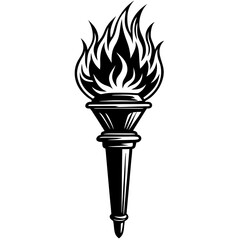 vector illustration of a candle