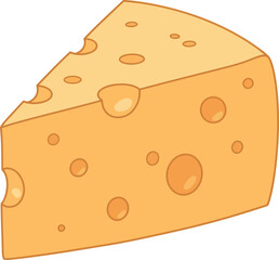 Swiss Cheese Slice - Dairy Food & Ingredient