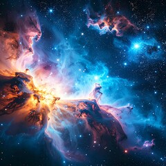 after the big bang, creation of our universe concept