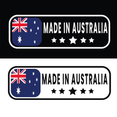 made in Australia stamp, Australia origin label, Australian made badge, made in Australia seal, Australia product stamp