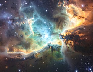 after the big bang, creation of our universe concept