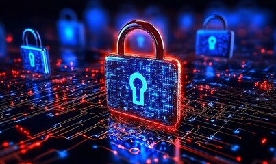 Cybersecurity and information or network protection. Future technology web services for business and internet projects. Global network security technology, business people's personal information.