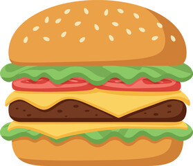  Classic Double Cheeseburger - Fast Food & Delicious Meal