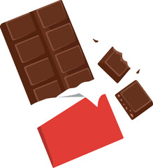 Dark Chocolate Bar & Pieces - Sweet Dessert Treat