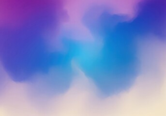 Vibrant Dreamy Color Swirl. A serene abstract composition showcasing flowing azure, violet, and pale yellow shades. This artwork conveys peace and contemporary elegance, perfect for versatile design.