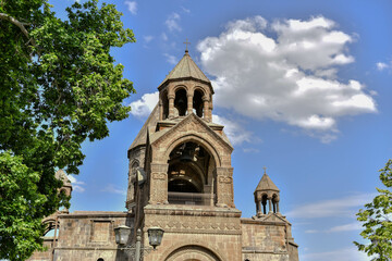 Mother Cathedral of the Armenian Apostolic Church of Etchmiadzin, fourth century. Vagharshapat, Armavir Province, Armenia