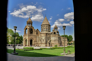 Mother Cathedral of the Armenian Apostolic Church of Etchmiadzin, fourth century. Vagharshapat,...