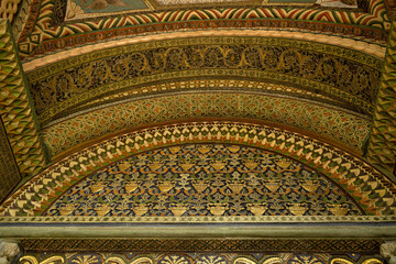 Ornament and fragments. Mother Cathedral of the Armenian Apostolic Church of Etchmiadzin, fourth century. Vagharshapat, Armavir Province, Armenia