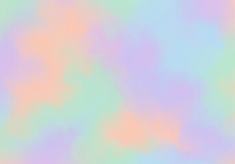Gentle Pastel Hues Abstract Texture. This calming backdrop showcases a soft blend of soothing colors, creating a serene and ethereal art piece perfect for spring designs or tranquil themes.