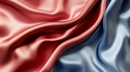 Elegant Draped Satin Fabric with Abstract Waves Motion and Rich Textures in Rich Colors for Art