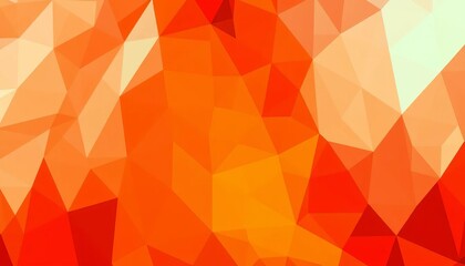 Fototapeta premium Abstract orange gradient polygonal background Modern tech design, creative wallpaper, shiny, vivid