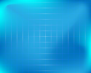 Blue abstract tech background with smooth gradients and grid lines, perfect for futuristic, digital, business, or science-related design projects