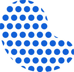 Scattered and aligned arrangement of multiple geometric dots in a repetitive visual structure.