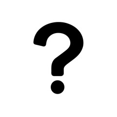 Question Mark Icon Vector Flat Clean Isolated Design