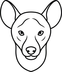vector illustration of a dog