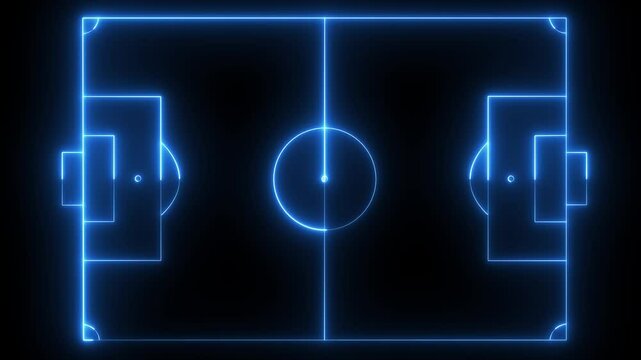 Football Field icon animation, sports stadium icon, world football.
