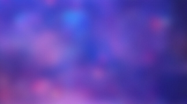 Soft focus bokeh lights in purple and blue hues, an abstract background