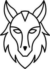 head of a wolf