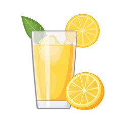 Flat 2D Avgolemono illustration, vector graphic in icon style, on white background