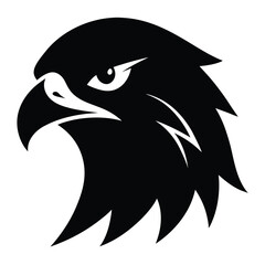 Obraz premium Majestic Eagle Head Silhouette