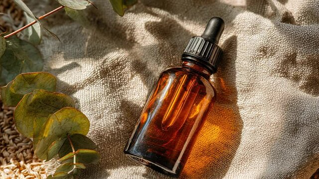 Exploring the steps of essential oil extraction using natural ingredients in a peaceful environment filled with plants and a soothing atmosphere.