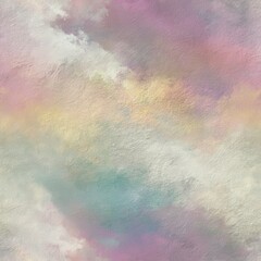 Fototapeta premium Abstract rainbow cloud texture with light pastel colors and soft gradient effect