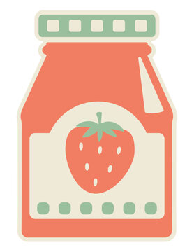 Strawberry Jam Jar