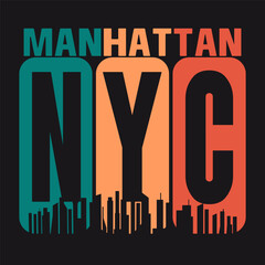 Sport t-shirt graphics. New York City athletic apparel design. Vector