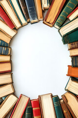 Book Border Frame Educational and Fun Titles