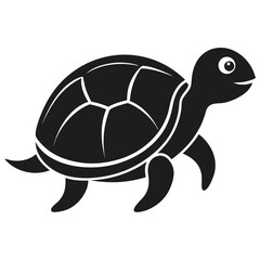 Cute Cartoon Turtle Illustration