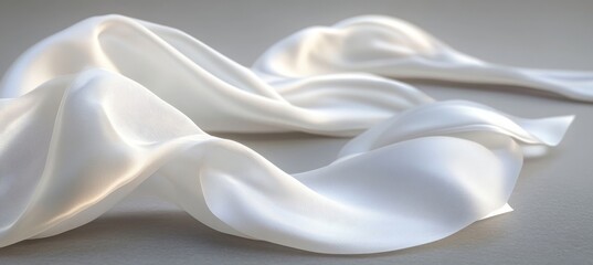 Silky Way Embrace the Elegance of Delicate Fabric Movement and Luxurious Textures in Drapes